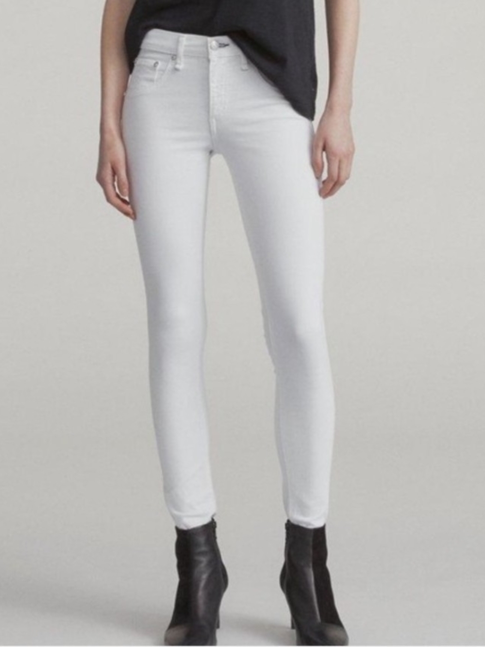 Rag&Bone White Skinny Jeans Size 25